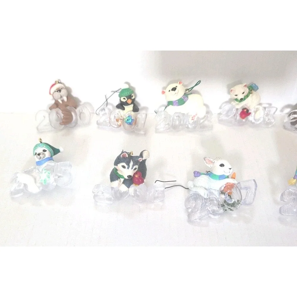 Hallmark 2000-2009 Cool Decade‎ Keepsake Ornaments Set of 10
